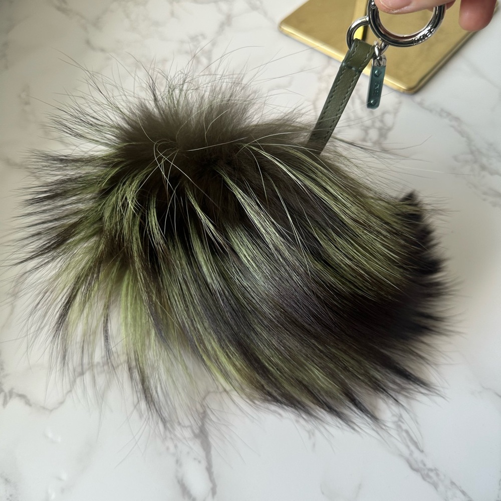 Rare Authentic FENDI Fur Bag Charm - Picture 7 of 8
